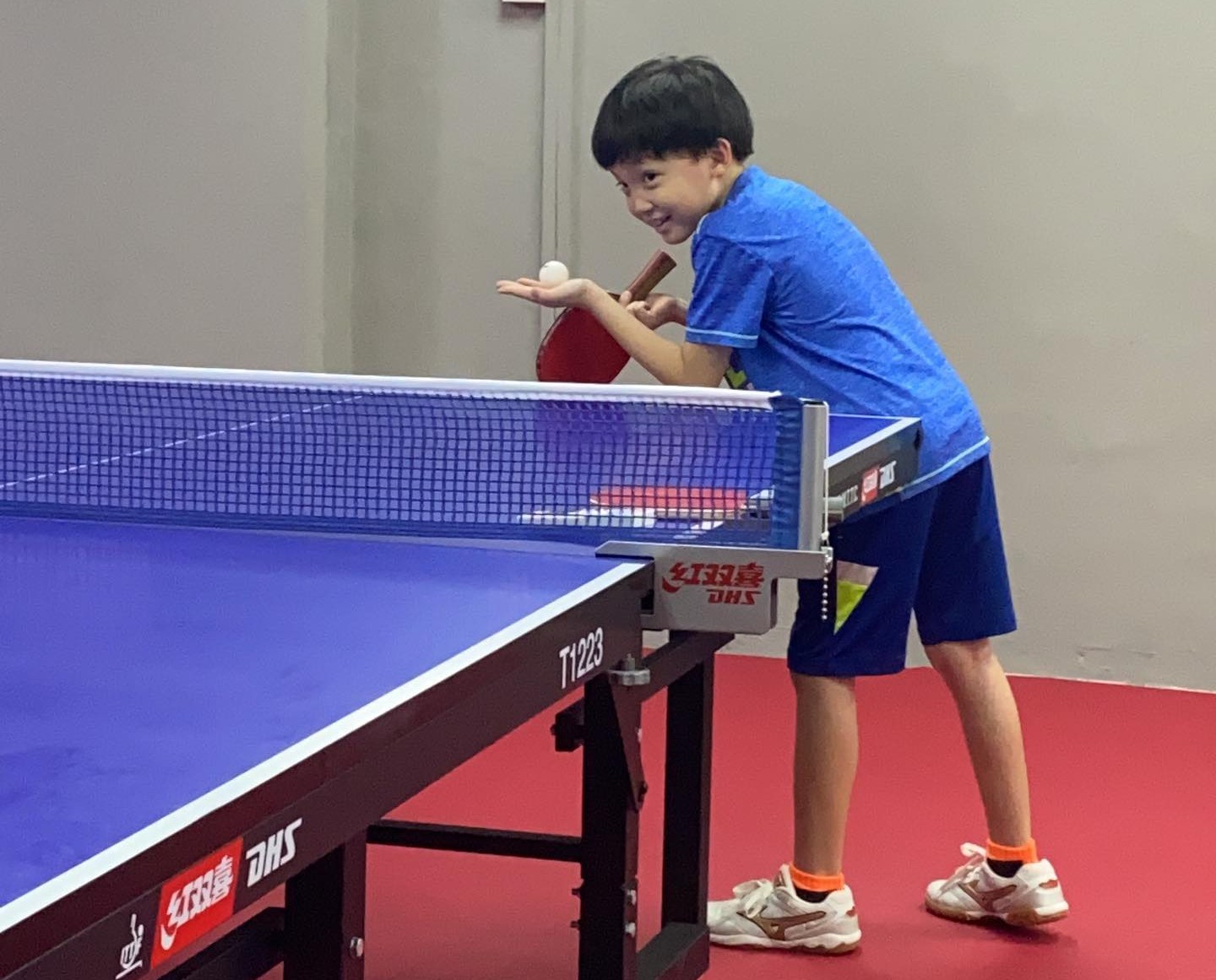 Table tennis group class